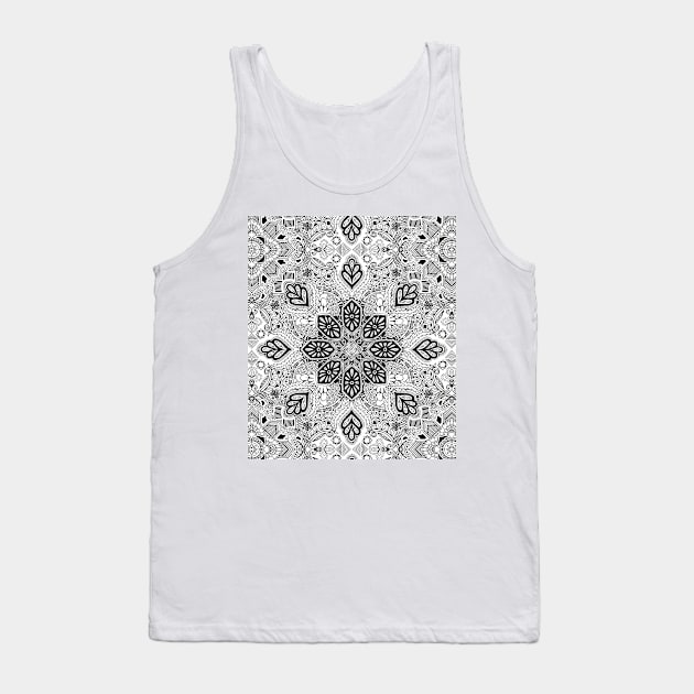 Gypsy Lace in Monochrome Tank Top by micklyn